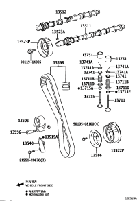 1350567042-IDLER SUB-ASSY, TIMING BELT, NO.1