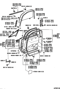 6740295D00-FRAME SUB-ASSY, FR