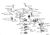 5540595D00-PANEL SUB-ASSY, INSTRUMENT CLUSTER FINISH, CENTER