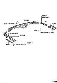 5586395D00-BOOT, SIDE VENTILATOR DUCT