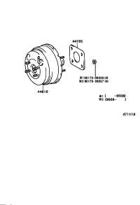 4461028730-BOOSTER ASSY-BRAKE