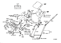 4528028170-BRACKET ASSY, STEERING COLUMN, UPPER
