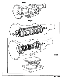 0435130120-GASKET KIT, AUTOMATIC TRANSMISSION OVERHAUL