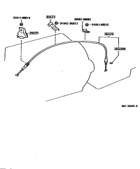 3552028020-CABLE ASSY, THROTTLE