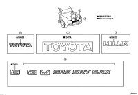 754270K110-PLATE, REAR BODY NAME, NO.1