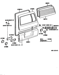 6788160060-WEATHERSTRIP, BACK