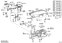 7390058010B0-AIR BAG ASSY, INSTRUMENT PANEL, LOWER NO.1