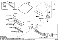 557080R100-LOUVER SUB-ASSY, COWL TOP VENTILATOR