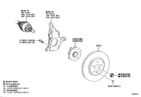 435500R110-HUB & BEARING ASSY