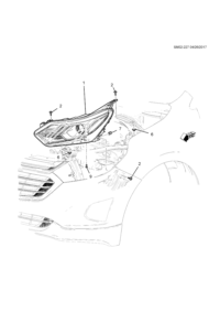 84258433-Headlamp (CCC kit)