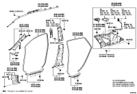 624100T011A1-GARNISH, CTR PILLAR