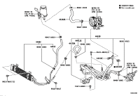 4440260070-COOLER SUB-ASSY, POWER STEERING OIL, NO.1