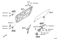 SU00310349-HINGE ASSY, FRONT DOOR, UPPER RH