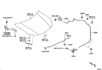 SU00309180-HINGE ASSY HOOD LH