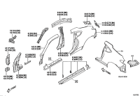 SU00309488-PANEL SUB-ASSY, QTR