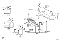 SU00309902-BRACKET, FR BUMPER