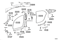 6233247030C0-WEATHERSTRIP, RR