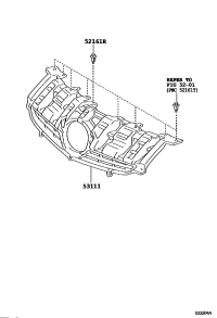 5311147040-GRILLE RADIATOR