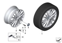 36116856084-Hub, reflex silver