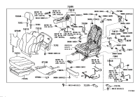 7170506050A2-BOARD SUB-ASSY, FRONT SEAT BACK, RH/LH