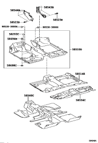 585100T014C0-CARPET ASSY, FLOOR