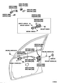 6921060260G0-HANDLE ASSY, DOOR