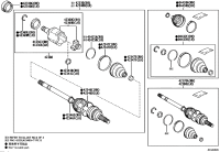 423300R100-SHAFT ASSY, RR