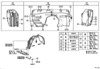 538960R130-SHIELD, FRONT FENDER SPLASH, FRONT LH