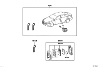 899040P050-TRANSMITTER SUB-ASSY, ELECTRICAL KEY