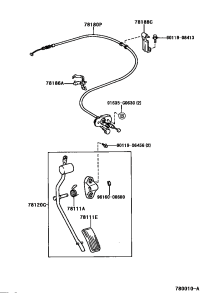 7812060130-ROD ASSY, ACCELERATOR PEDAL