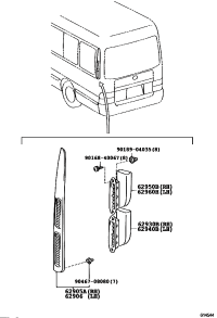 629300S010-DUCT ASSY, QUARTER