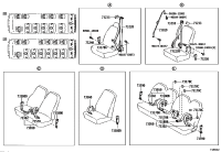 733500S010A0-S/belt assy-rr seat