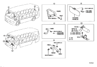 7461660010E1-PLUG, FRONT ASSIST GRIP, NO.1 LH