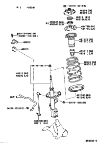 48520A9040-ABSORBER ASSY, SHOCK, FRONT LH