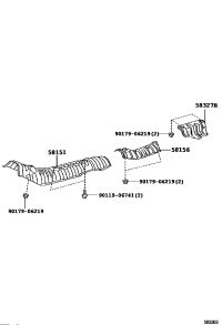 581510D070-INSULATOR, FRONT FLOOR HEAT, NO.1