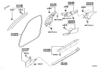 SU00306713-GARNISH, FRONT PILLAR, RH