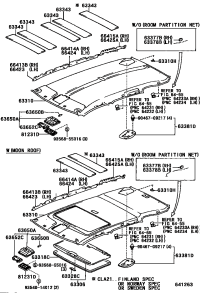 9046706070B9-CLIP, ROOF
