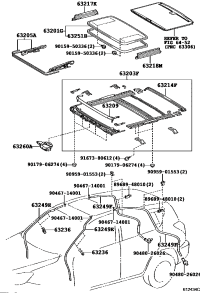 6320342060-HOUSING SUB-ASSY, SLIDING ROOF