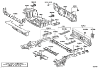 5833842030-REINFORCEMENT, REAR FLOOR PAN, NO.2
