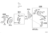 SU00300584-COVER, DISC BRAKE DUST, FRONT LH