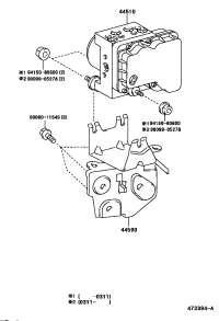 4405008061-ACTUATOR ASSY, BRAKE