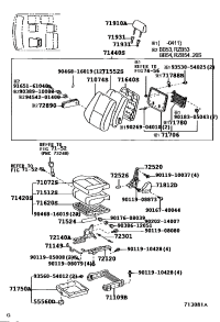 7193112040L3-SUPPORT ASSY, FRONT SEAT HEADREST