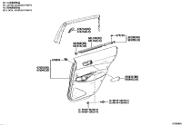 676400A320C3-PANEL ASSY, RR DOOR