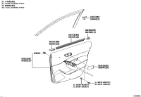 676630A050-GARNISH, DOOR FRAME
