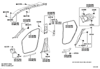 623110A050-WEATHERSTRIP, FR