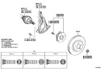 435500A050-HUB & BEARING ASSY