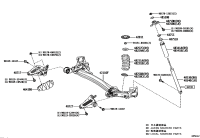 421100A070-BEAM ASSY, REAR AXLE