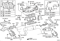 1714031C60-MANIFOLD SUB-ASSY, EXHAUST, RH