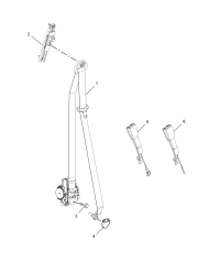 10101234ASA-S/belt assy-seat