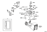 588160G010C0-INSERT, CONSOLE BOX, FRONT NO.2